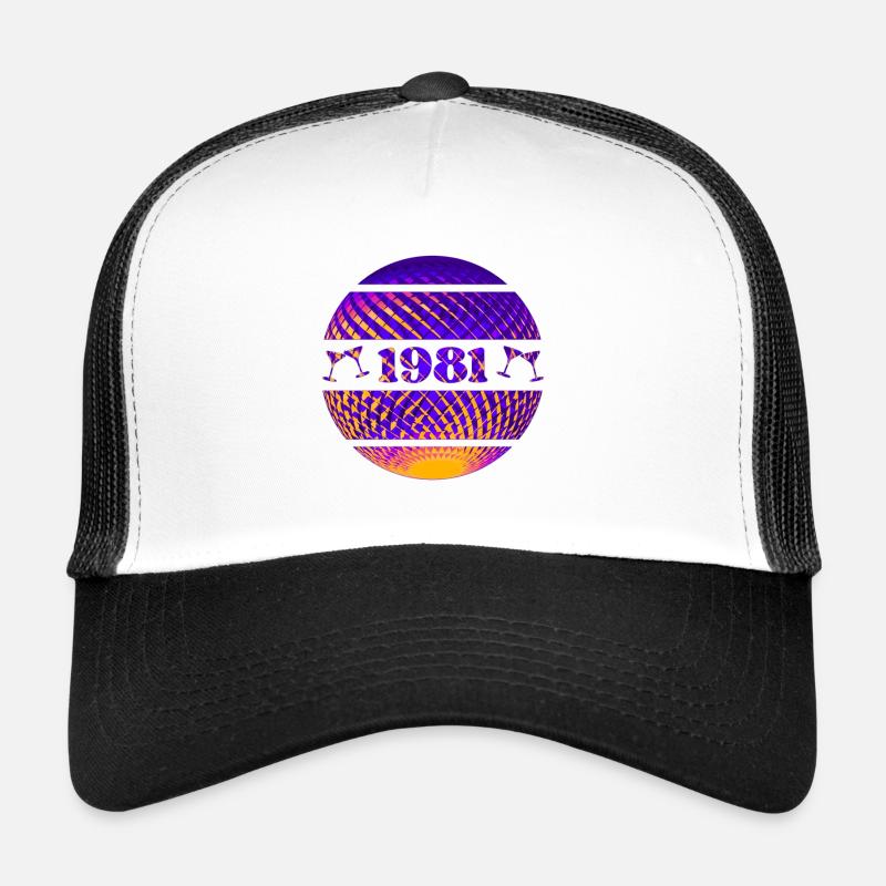 1981 Feier - Trucker Cap - Weiß/Schwarz