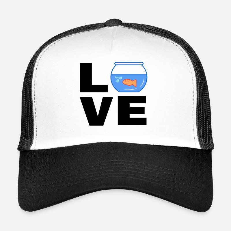 Pets Goldfish Aquarium Statement Pet Trucker Cap