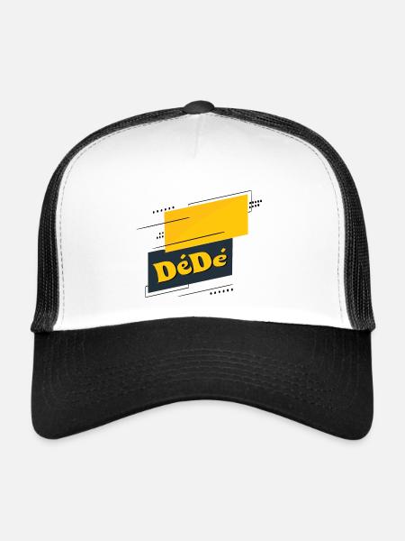 Dédé - Trucker Cap - white/black - Front