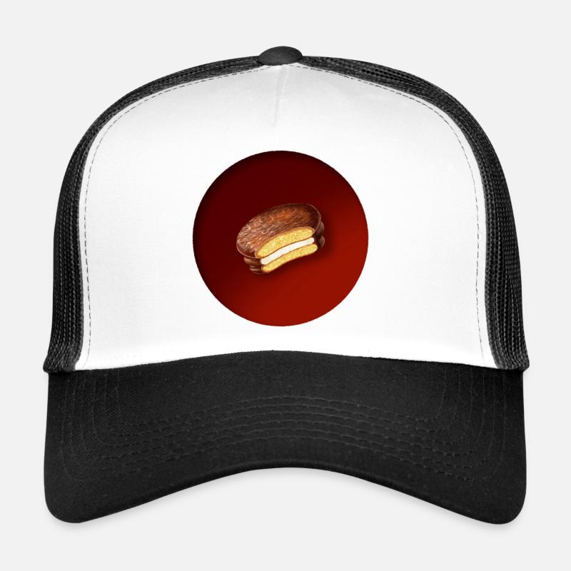 ein leckerer Keks mit Schokolade Trucker Cap
