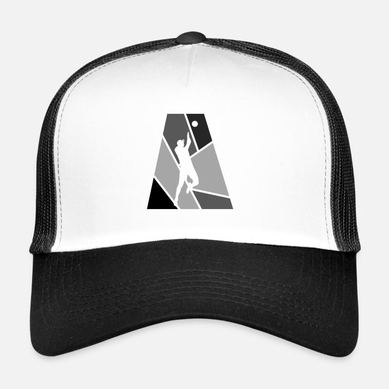 Joueurs de volley-ball de plage Volleyball de plage Casquette trucker 