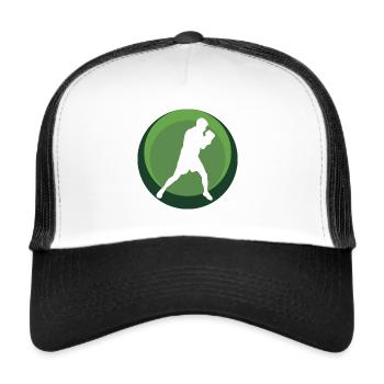 Boxing Boxing Gloves Boxing - Trucker Cap - white/black - Front