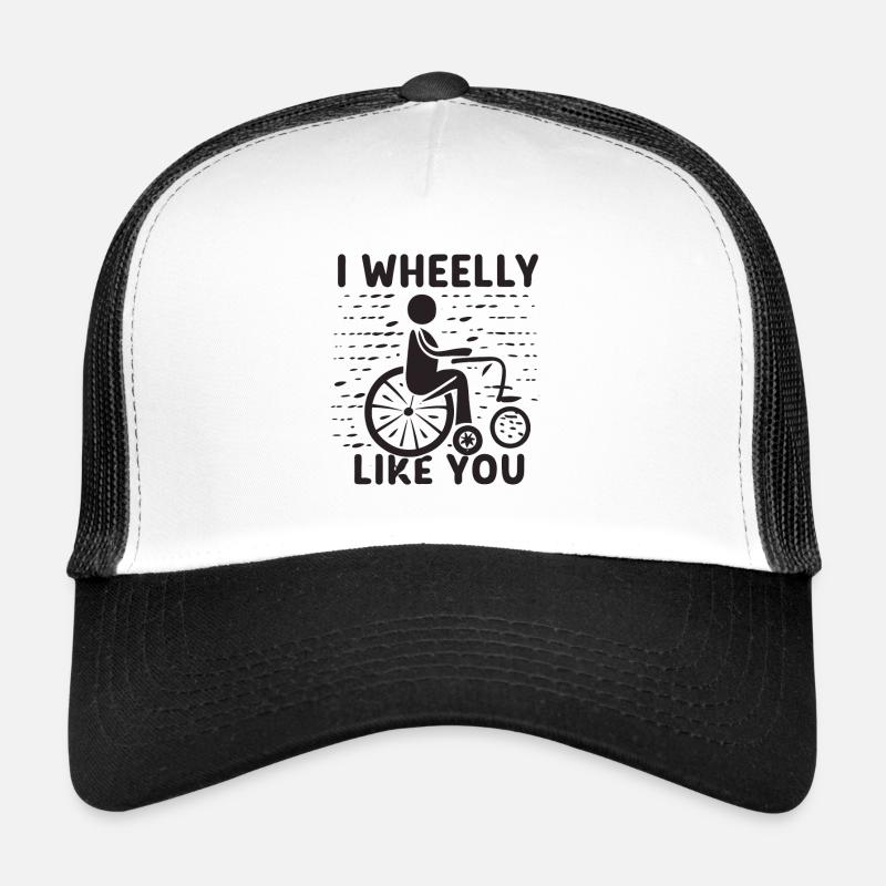 Rollstuhlfahrer Trucker Cap