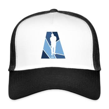 Golf Ball Golfers Golfing - Trucker Cap - white/black - Front
