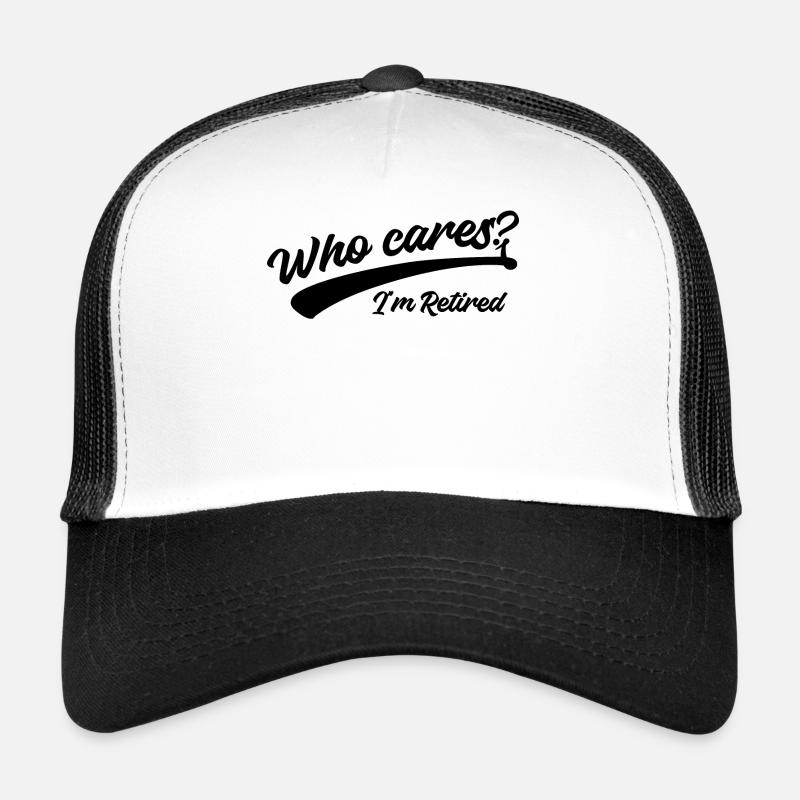 Déclaration de liberté Retraité Retraité Senior Casquette trucker 