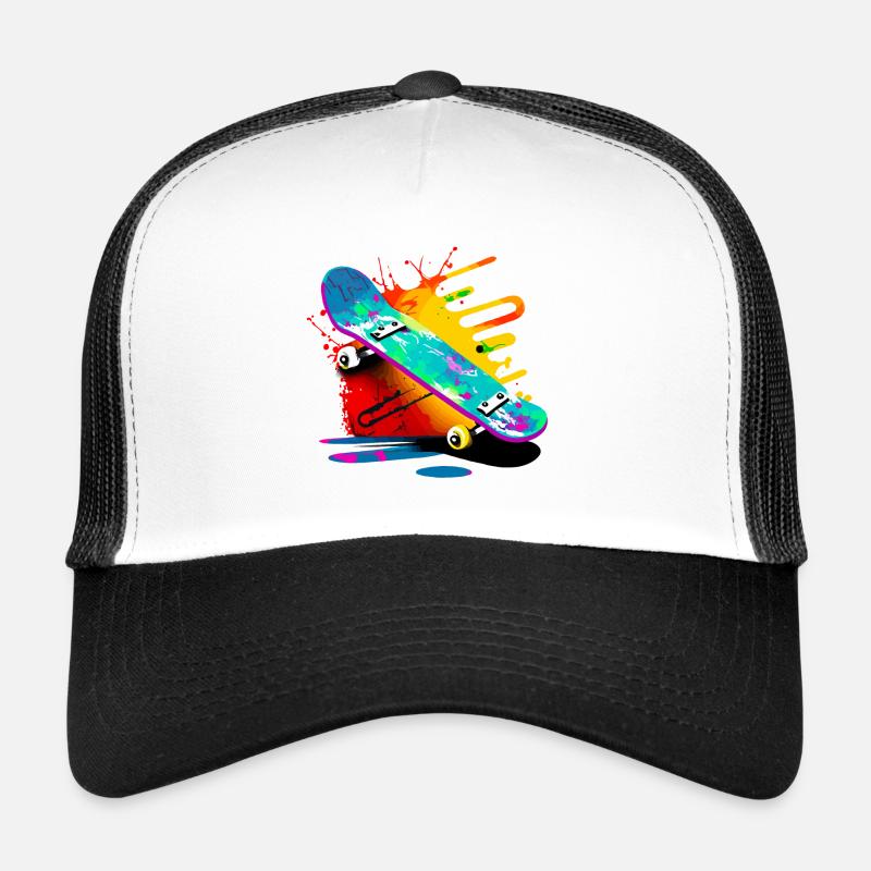 Skate type graffiti Casquette trucker 