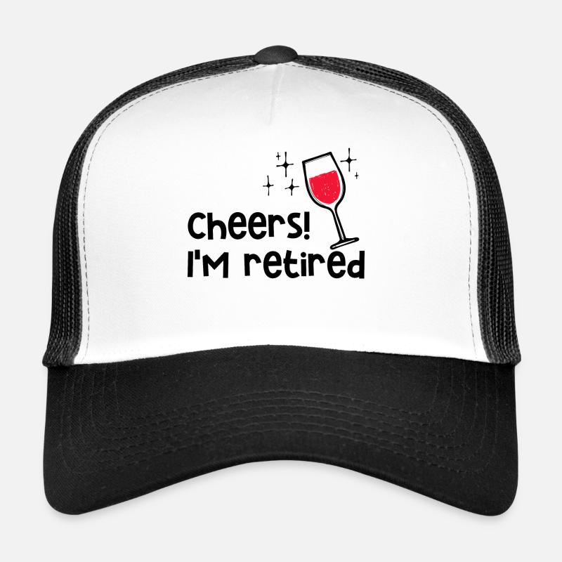 Déclaration de pension Liberté Adieu Retraite Casquette trucker 