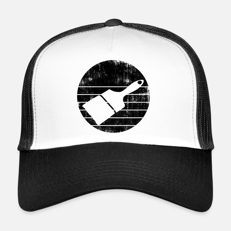 Pinceaux de peintre Casquette trucker 