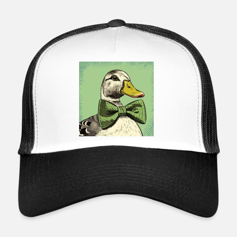 Canard avec nœud papillon Casquette trucker 