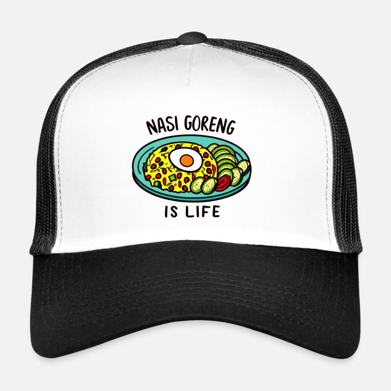 Le nasi goreng c'est la vie ! Casquette trucker 