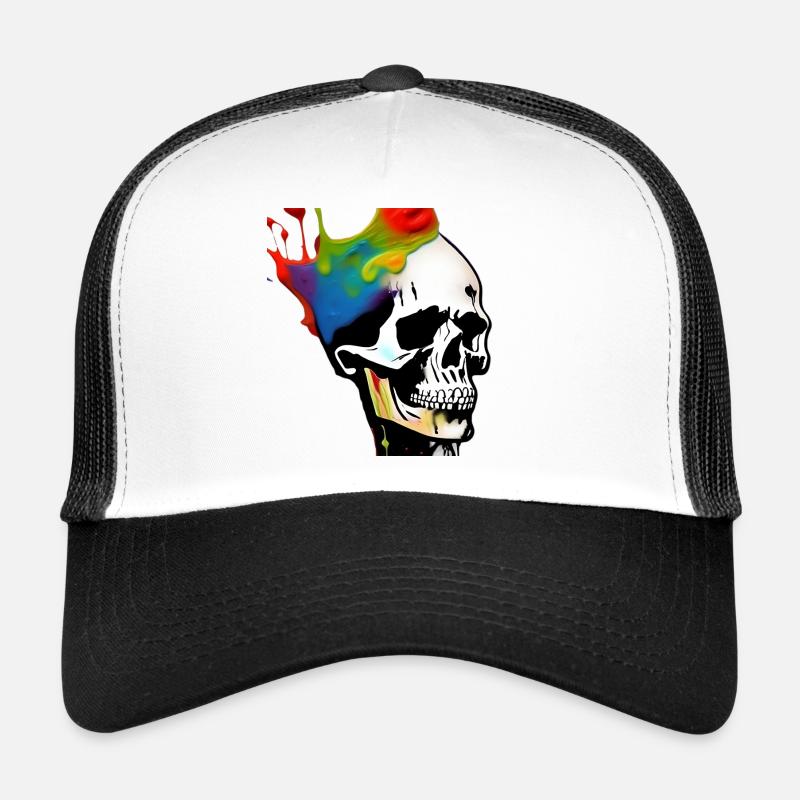 Totenkopf Kunst - Bunt Trucker Cap