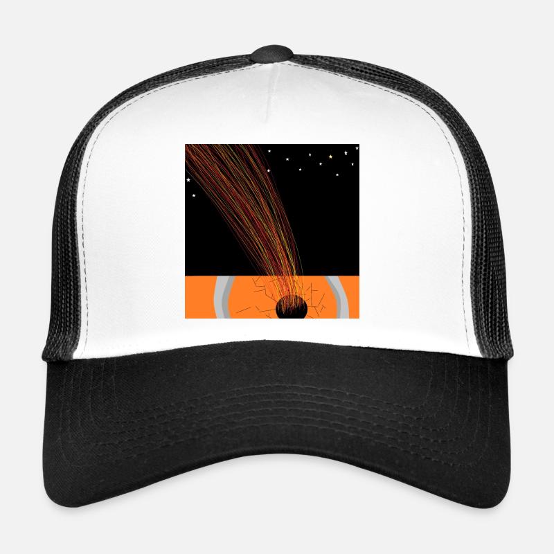 Sternenfeuer in der Schlucht - Trucker Cap - Weiß/Schwarz