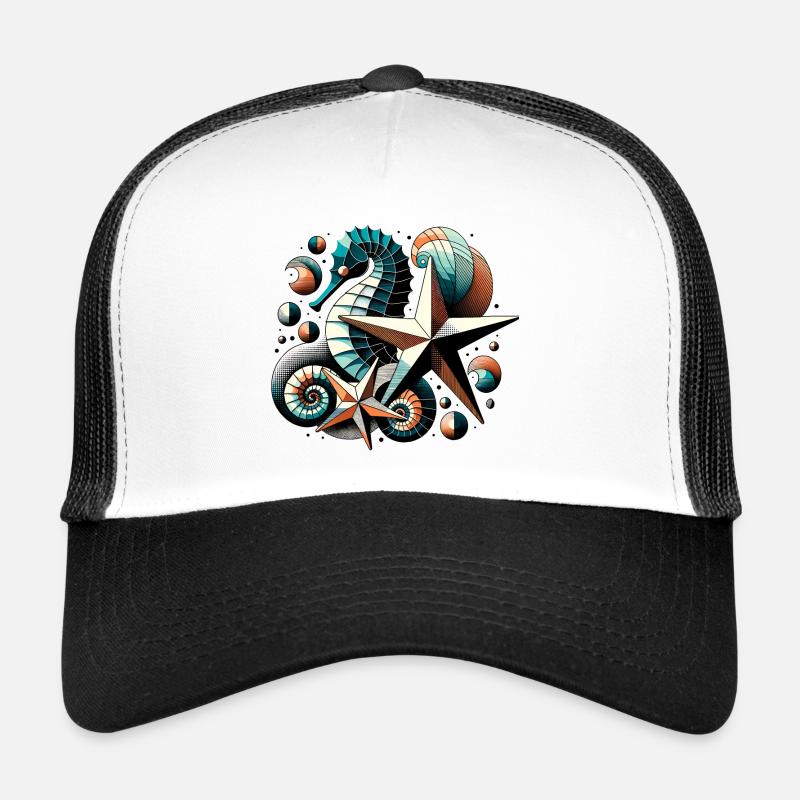 Stilvolle Meerestiere Trucker Cap