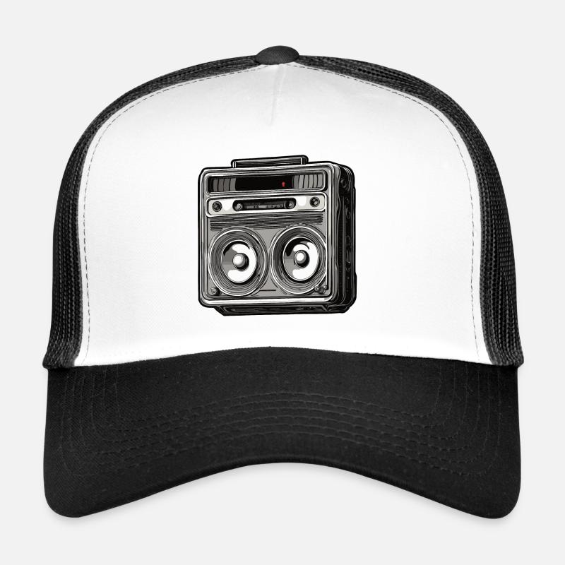 Radio / Analog / Music / Frequency / Speakers Trucker Cap