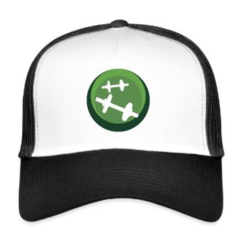Weightlifting Kraftsport Gym - Trucker Cap - Weiß/Schwarz - Vorne
