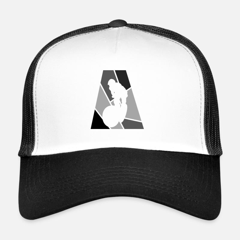 BMX Mountainbiking BMX - Trucker Cap - Weiß/Schwarz