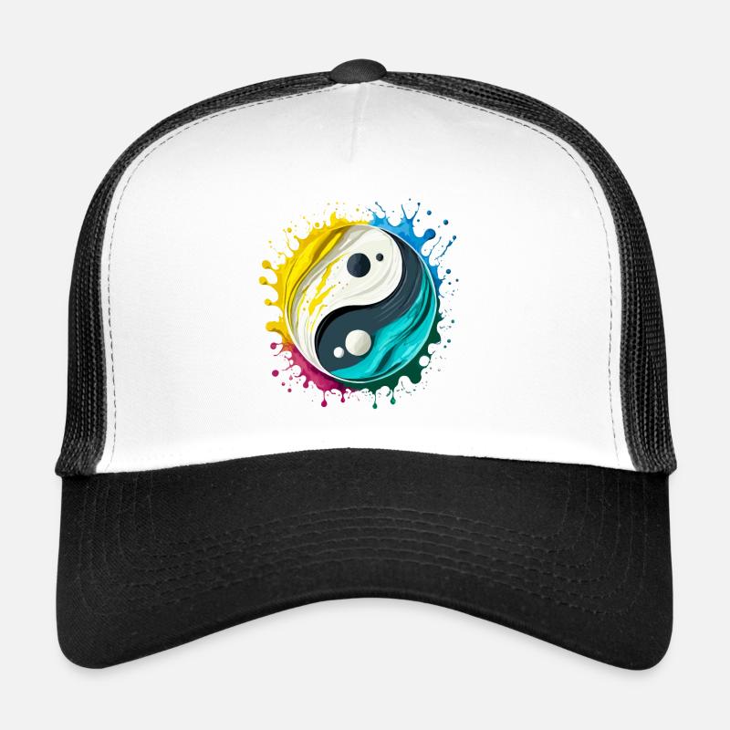 Yin Yang Trucker Cap