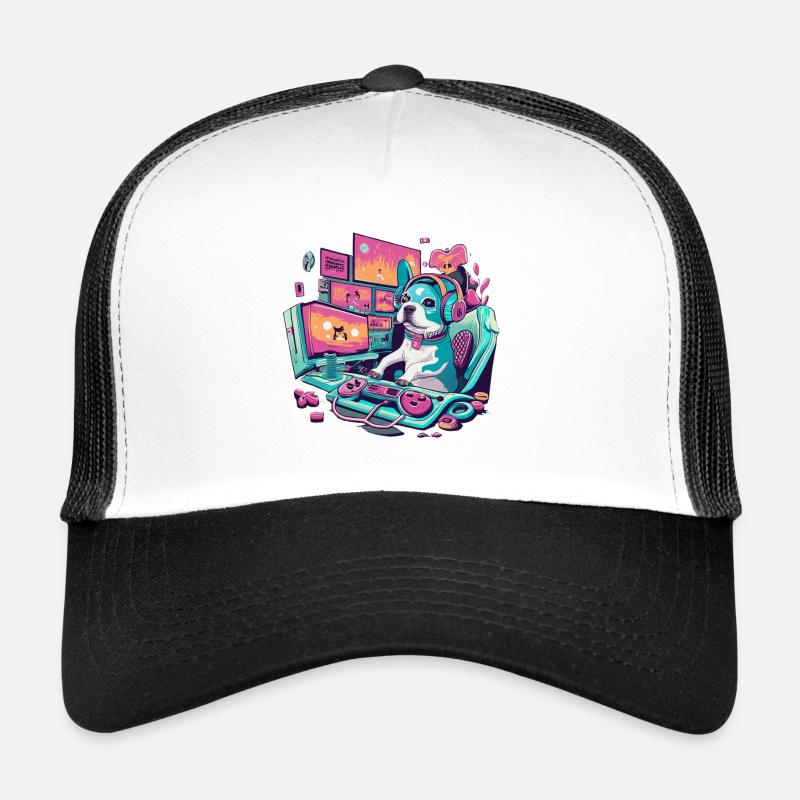 Gaming Dog Trucker Cap