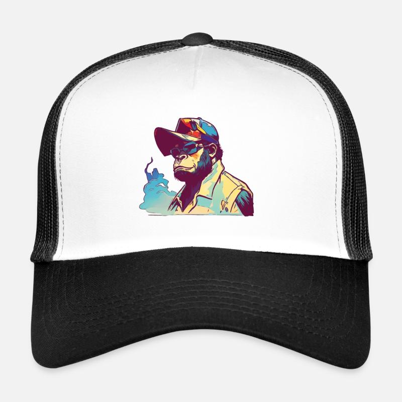 Gorilla with Shades Trucker Cap