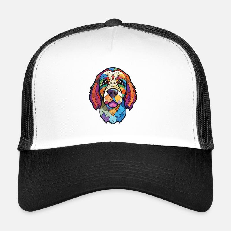 Cao De Castro Laboreiro Hunderasse Aquarellglas Trucker Cap