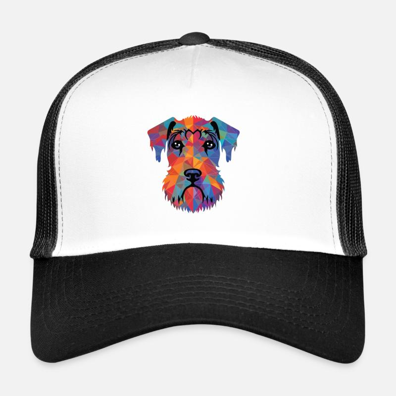 Illustration à l’aquarelle de race de chien Cesky Terrier Casquette trucker 
