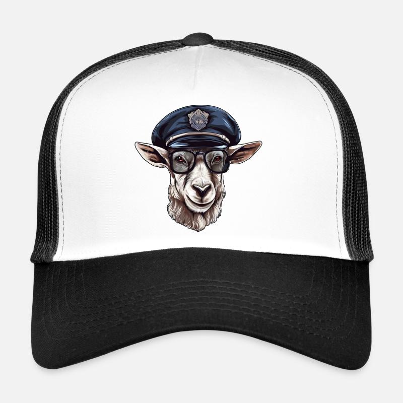 Ziegen Polizei Trucker Cap
