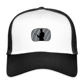 Billiard player Billiard player Billiard player - Trucker Cap - white/black - Front