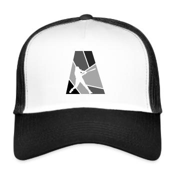 Softball Softball Player Softball Player - Trucker Cap - white/black - Front