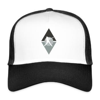 Softball Player Softball Softball Player - Trucker Cap - white/black - Front