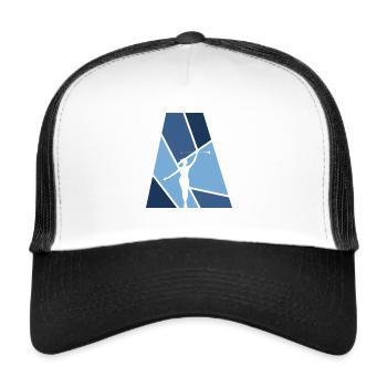 Bâton Twirling Twirling Rod Turning - Casquette trucker  - blanc/noir - Devant