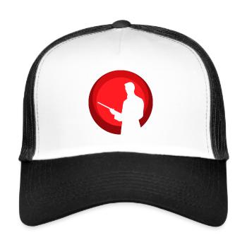 Billiard Player Billiard Ball Billiard Player - Trucker Cap - white/black - Front