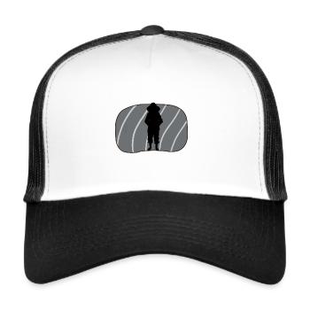 Bienen Biene Beekeeping - Trucker Cap - Weiß/Schwarz - Vorne