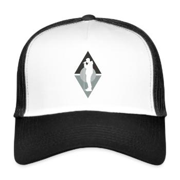 Beatbox DJ Beatboxer - Trucker Cap - Weiß/Schwarz - Vorne