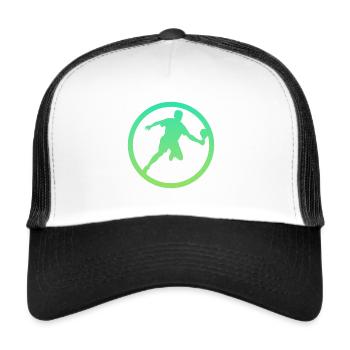 Raquette de pickleball Jeu de pickleball - Casquette trucker  - blanc/noir - Devant