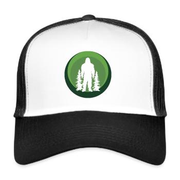 Yeti Lochness Yeti - Trucker Cap - white/black - Front