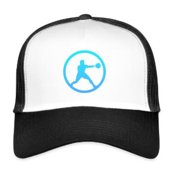 Squash Players Squash Rackets Squash Players - Trucker Cap - white/black - Front