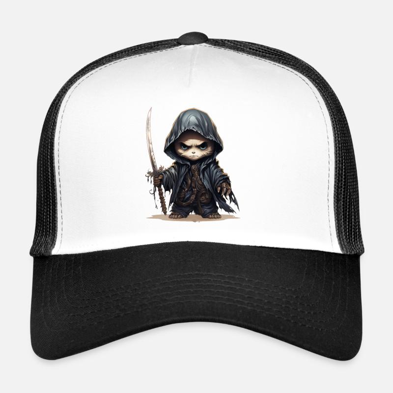 Panda Ninja Mit Speer Fantasy Shirt Trucker Cap