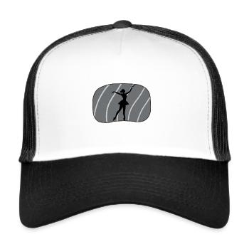 Ballet Dancer Swan Lake Ballet Dancer - Trucker Cap - white/black - Front