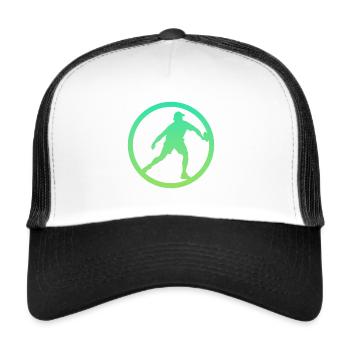 Pickleball bats Pickleball players - Trucker Cap - white/black - Front
