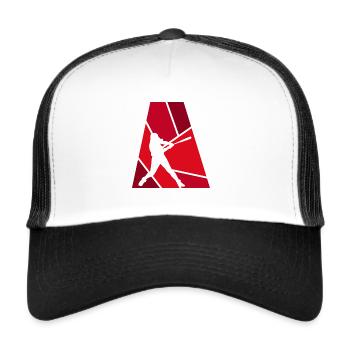 Softball Softball Player Softball Player - Trucker Cap - white/black - Front