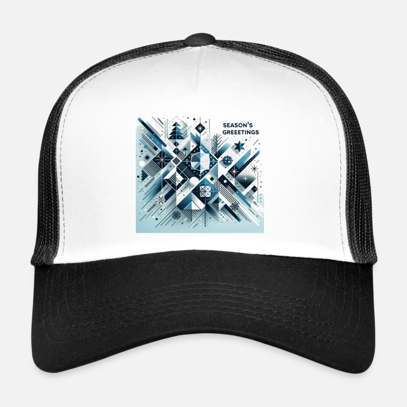 Season's Greetings - Trucker Cap - Weiß/Schwarz