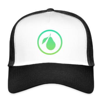 Frühstück Toast Avocado - Trucker Cap - Weiß/Schwarz - Vorne