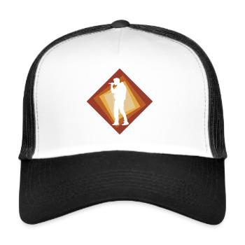 Beatbox Streetmind Beatboxer - Trucker Cap - white/black - Front