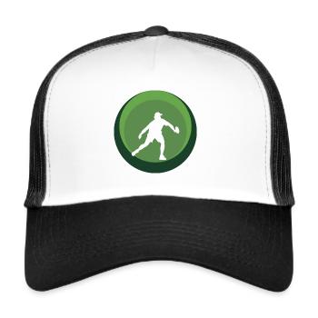 Pickleball Player Pickleball Player Ball Sports - Trucker Cap - white/black - Front