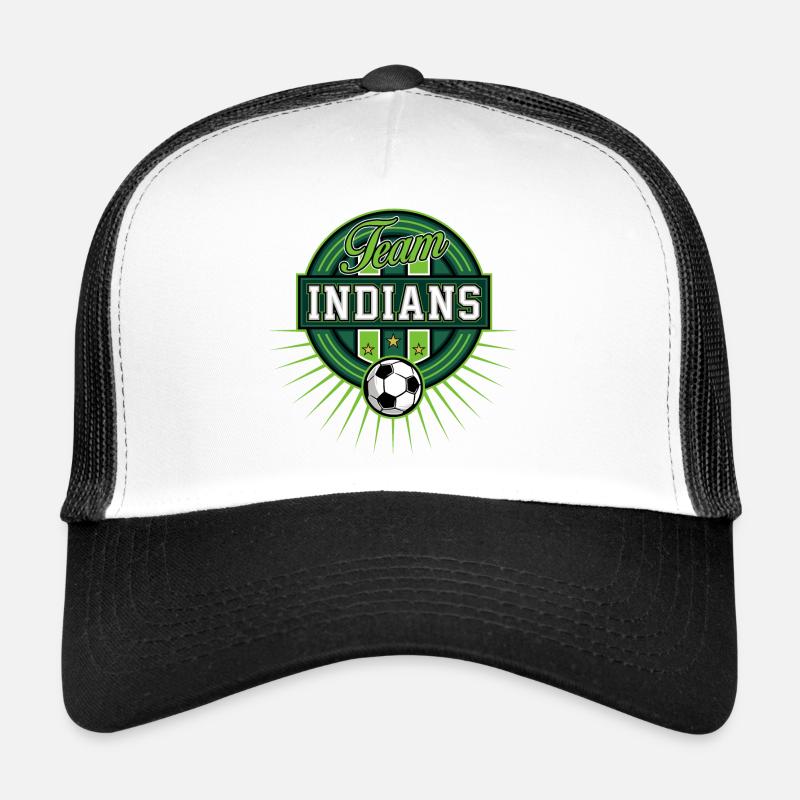 Fussball Logo - Trucker Cap - Weiß/Schwarz
