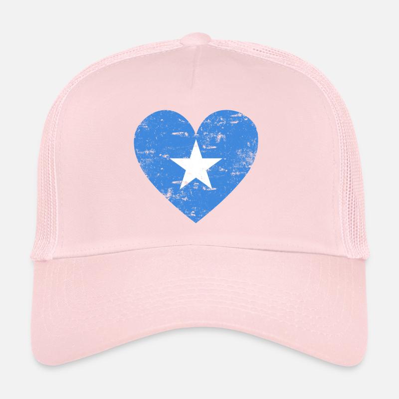 Somalia Flaggenherz Trucker Cap