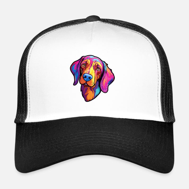 Pointer chien race dessin animé Kawaii Illustration Casquette trucker 