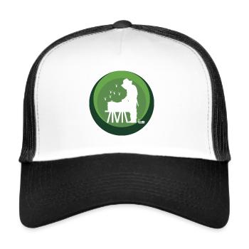 Bienen Imker Beekeeping - Trucker Cap - Weiß/Schwarz - Vorne