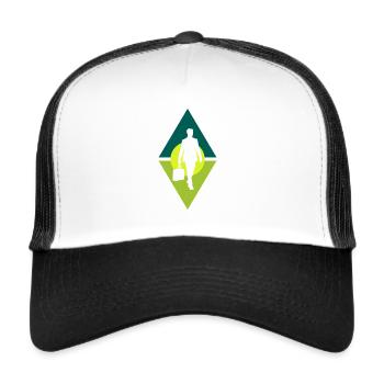 Banker Businessman Stock Exchange - Trucker Cap - white/black - Front