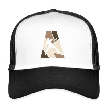 Table tennis, table tennis, table tennis ball - Trucker Cap - white/black - Front